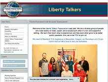 Tablet Screenshot of libertytalkers.com